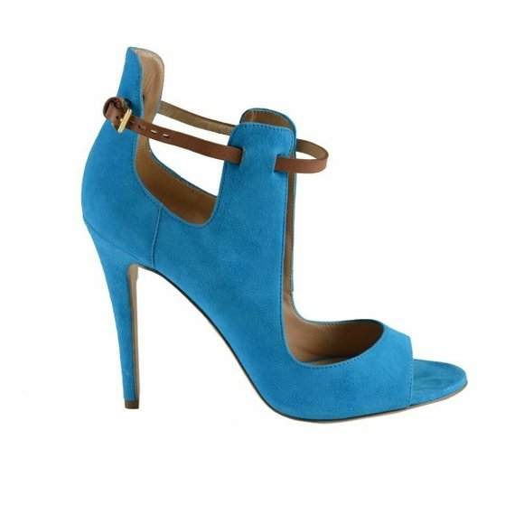 Dsquared Suede Ankle Strap Pump Heels Shoes - Picture 3 of 7